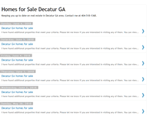 Tablet Screenshot of homes-for-sale-decatur-ga.blogspot.com