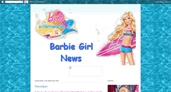 Desktop Screenshot of barbiegirlnews.blogspot.com