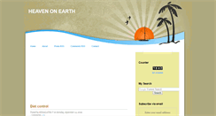 Desktop Screenshot of heaven-on-earthinsouth.blogspot.com