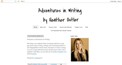 Desktop Screenshot of heatherostler.blogspot.com