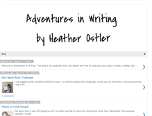 Tablet Screenshot of heatherostler.blogspot.com