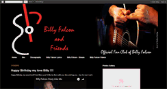 Desktop Screenshot of billyfalconfriends.blogspot.com