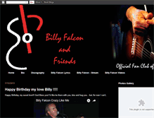 Tablet Screenshot of billyfalconfriends.blogspot.com