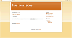 Desktop Screenshot of fashionfadesblog.blogspot.com