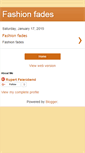 Mobile Screenshot of fashionfadesblog.blogspot.com