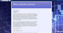 Desktop Screenshot of microgrinderjourney.blogspot.com