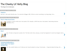 Tablet Screenshot of cheekylilkelly.blogspot.com