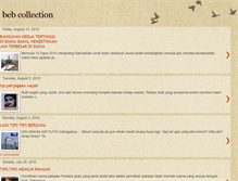 Tablet Screenshot of bebcollection.blogspot.com