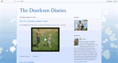 Desktop Screenshot of duerksendiaries.blogspot.com