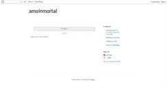 Desktop Screenshot of amoinmortal.blogspot.com