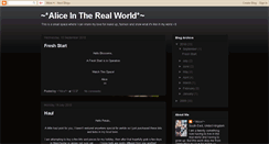 Desktop Screenshot of aliceawayfromwonderland.blogspot.com