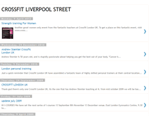 Tablet Screenshot of crossfitliverpoolstreet.blogspot.com