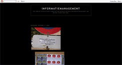 Desktop Screenshot of informatie-management.blogspot.com