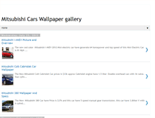 Tablet Screenshot of mitsubishicarsnews.blogspot.com