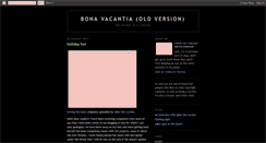 Desktop Screenshot of bonavacantia.blogspot.com