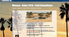 Desktop Screenshot of monaco-dakar2010.blogspot.com