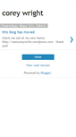 Mobile Screenshot of corey-wright.blogspot.com