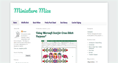 Desktop Screenshot of mini-136-mice.blogspot.com