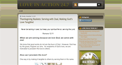 Desktop Screenshot of loveinactionblog.blogspot.com
