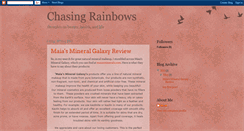 Desktop Screenshot of chasingxrainbows.blogspot.com