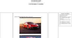 Desktop Screenshot of italdesigncars.blogspot.com