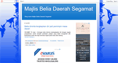 Desktop Screenshot of mbdsegamat.blogspot.com