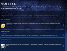 Tablet Screenshot of itsnotajob.blogspot.com