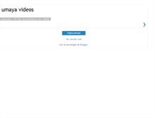 Tablet Screenshot of grupoumayavideos.blogspot.com