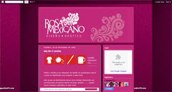 Desktop Screenshot of disenorosamexicano.blogspot.com