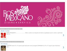 Tablet Screenshot of disenorosamexicano.blogspot.com