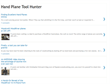 Tablet Screenshot of hand-plane-tool-hunter.blogspot.com