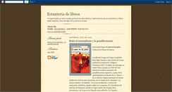 Desktop Screenshot of estanteriadelibros.blogspot.com