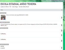 Tablet Screenshot of escolaestadualanisioteixeira.blogspot.com