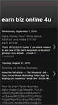 Mobile Screenshot of earnbizonline4u.blogspot.com