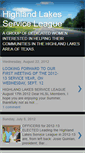 Mobile Screenshot of highlandlakesserviceleague.blogspot.com