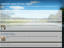 Tablet Screenshot of highlandlakesserviceleague.blogspot.com