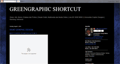 Desktop Screenshot of greengraphicshortcut.blogspot.com