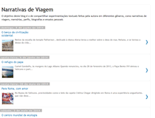 Tablet Screenshot of narrativasdeviagem.blogspot.com
