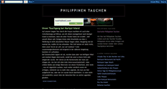 Desktop Screenshot of philippinentauchen.blogspot.com