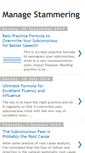 Mobile Screenshot of managestammering.blogspot.com