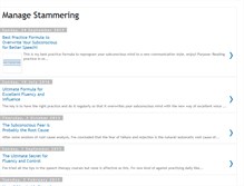 Tablet Screenshot of managestammering.blogspot.com