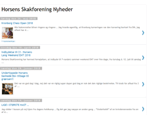 Tablet Screenshot of horsensskakforening.blogspot.com