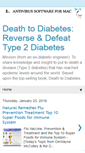Mobile Screenshot of deathtodiabetes.blogspot.com