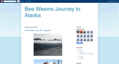 Desktop Screenshot of beeweemsjourneytoalaska.blogspot.com