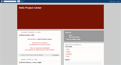 Desktop Screenshot of helloprojectcenter.blogspot.com
