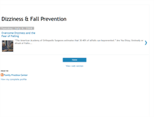 Tablet Screenshot of fpcdizziness.blogspot.com