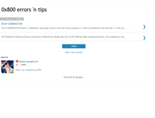 Tablet Screenshot of 0x800.blogspot.com