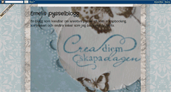 Desktop Screenshot of emelispysselblogg.blogspot.com