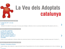Tablet Screenshot of laveudelsadoptats-catalunya.blogspot.com