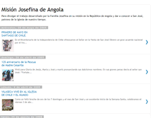 Tablet Screenshot of misionjosefinangola.blogspot.com